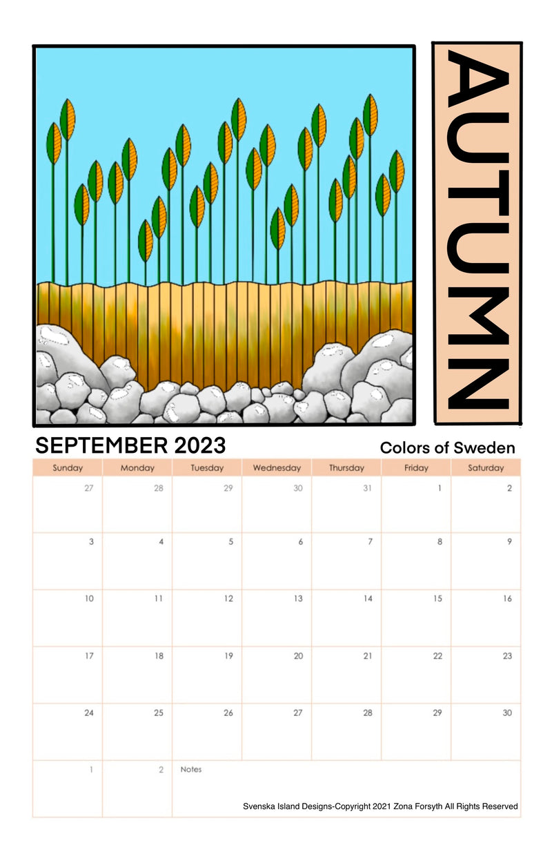 Wall calendar 2023 (Europe)