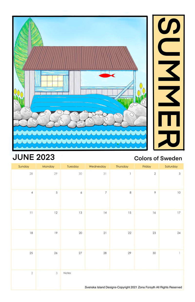 Wall calendar 2023 (Europe)