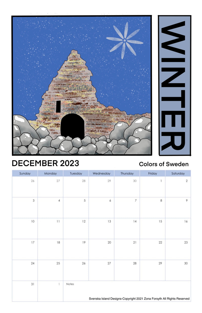 Wall calendar 2023 (Europe)
