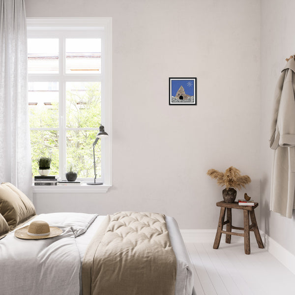 St:ta Brias Kapell - Paper Wooden Framed Poster