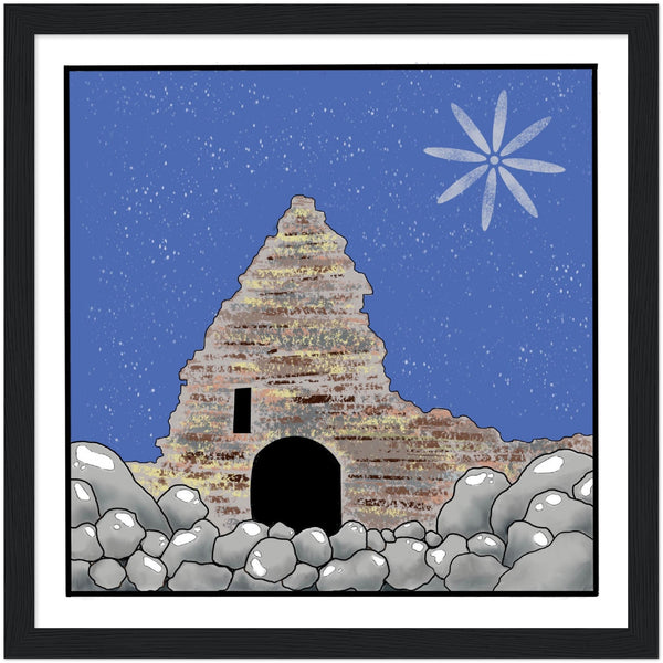 St:ta Brias Kapell - Paper Wooden Framed Poster