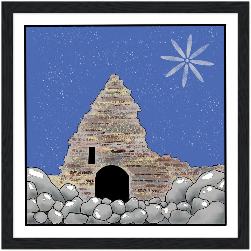 St:ta Brias Kapell - Paper Wooden Framed Poster
