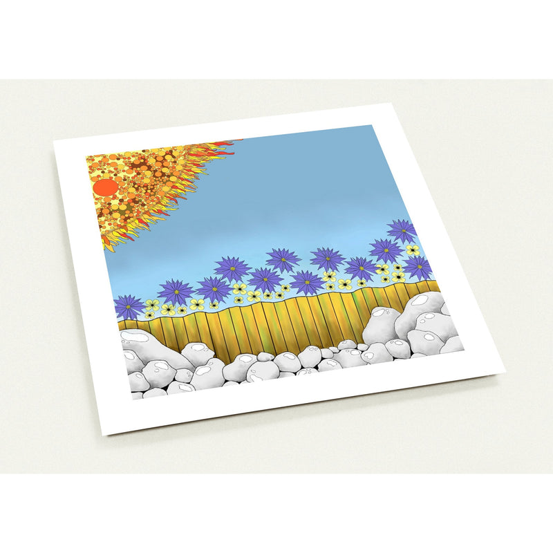 Note Cards for any occasion - Field of Flowers (Europe)