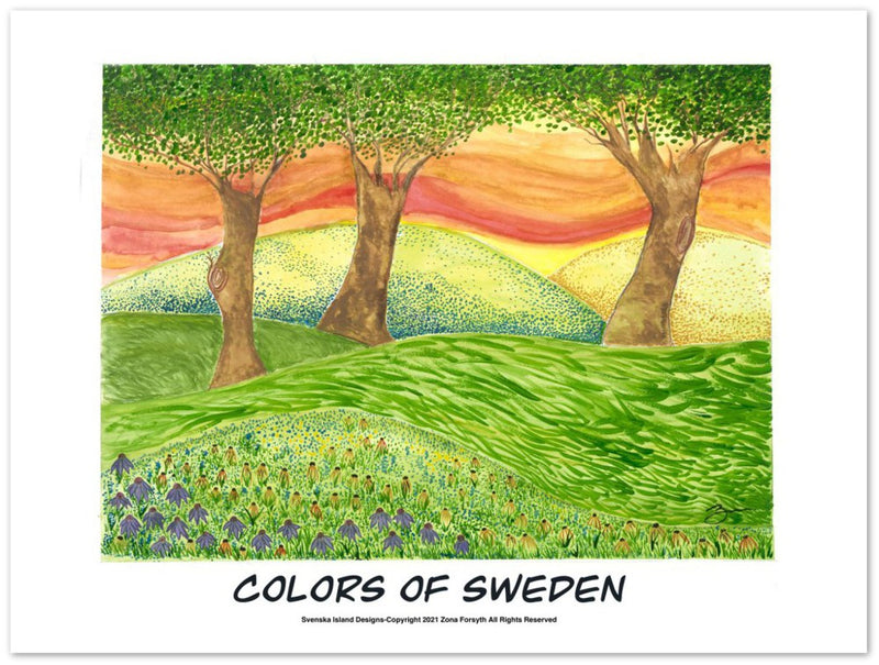 Sunrise Poster - Colors of Sweden